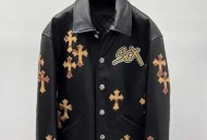 克罗心真皮夹克