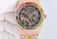 GR爱彼彩虹15412BC 霜金 镂空