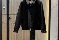 巴宝莉 羊绒哈林顿外套 