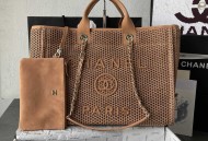 香奈儿沙滩编织包