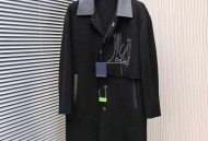 LV驴牌羊毛双面呢大衣