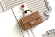 Chanel  21K最新Mini CF handle 手提包 