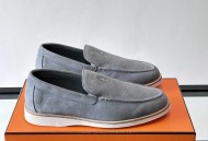 爱马仕反绒皮乐福鞋