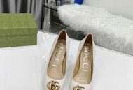 Gucci古驰扣尖头高跟.平底鞋