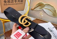 古奇皮带 原单货 宽度40mm  原厂热压猪皮纹