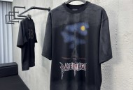 巴黎世家前后拼接铁塔双B短袖