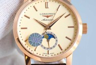 浪琴1832型号机械男表月相腕表