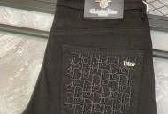 DIOR新款男士修身小直脚裤