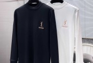 圣罗兰   2025ss新款 长袖 圆领  打底衫  T恤，