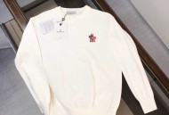 蒙口休闲套头针织毛衣