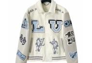 LV  驴家棒球服 2023FW 牛皮飞行员夹克