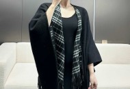 burberry经典英伦格双面斗篷披肩