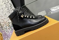 LV踝靴 马丁靴 系带 短靴