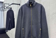 LOUISVUITTON 提花立领字母拉链