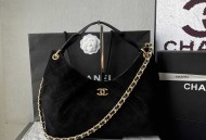 香奈儿麂皮 hobo 沙滩包 tote 嬉皮包