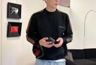 【GUCCI 古奇】秋冬经典翻领羊毛衫