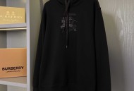 马术骑士刺绣棉质连帽卫衣