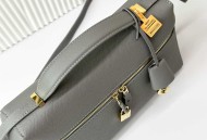 Loro piana Extra Bag L27 珍珠灰手掌纹
