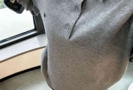 DR蜜蜂刺绣标识针织Polo衫