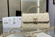 Ohanel 25S 新款 本季最火的小球牛皮Kelly手柄包 