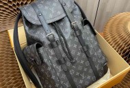 LV双肩包 M43735 黑花