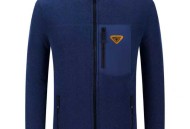 普拉达 秋冬男士开衫立领加绒拉链外套