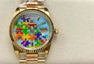 劳力士 拼图珐琅表盘 