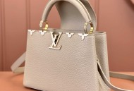 LV Capucines 小号 大象灰贝壳扣金 型号：M23263