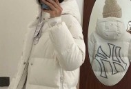 MLBNY同步情侣长款连帽后背NY大标