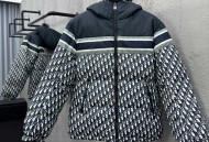 迪奥 提花满印双面羽绒服