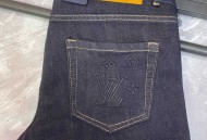 LV新款男士修身小脚裤