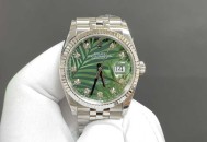 劳力士 日志棕榈叶 橄榄绿