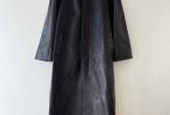 巴黎世家秀款王炸单品真皮皮衣风衣